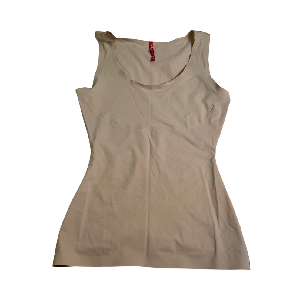 Spanx Thinstincts Tank Womens Size M Beige Excellent 10039R Shapewear Camisole